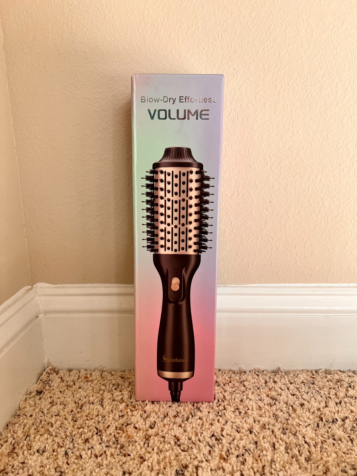Blow Hair Brush (One Step Hair Dryer Brush), Black, New eBay