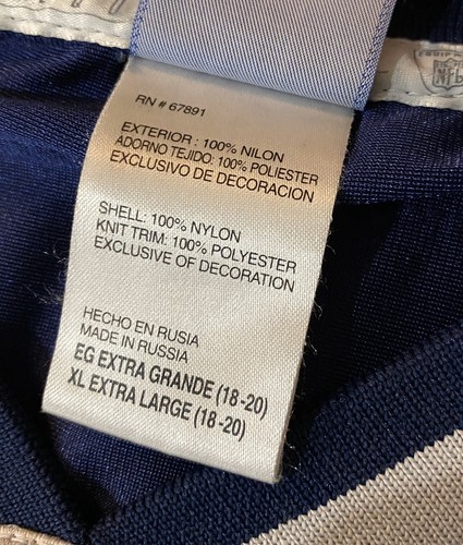 Reebok NFL NEW ENGLAND PATRIOTS TOM BRADY JERSEY Youth SIZE XL Unisex (18-20) - Picture 10 of 12