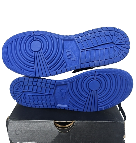 Air Jordan 1 Mid SE (GS) White/Hyper Royal-Black Mens 5.5 Womens 7 Kids 5.5Y - Picture 11 of 13