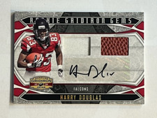 Harry Douglas 2008 Donruss Rookie Gridiron Gems Jersey Ball Auto 42/50