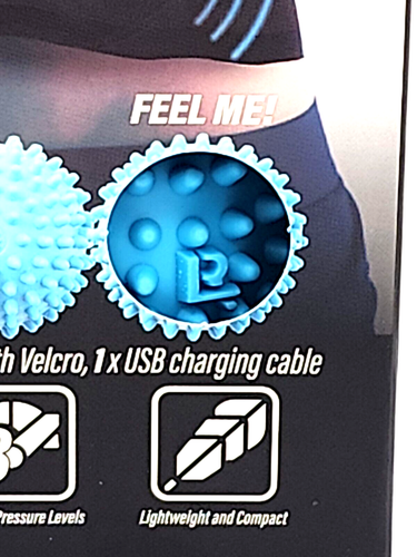 3-Speed Vibrating Massage Belt with Spheres & Strap Hy-Impact Therapy Balls - Picture 2 of 6