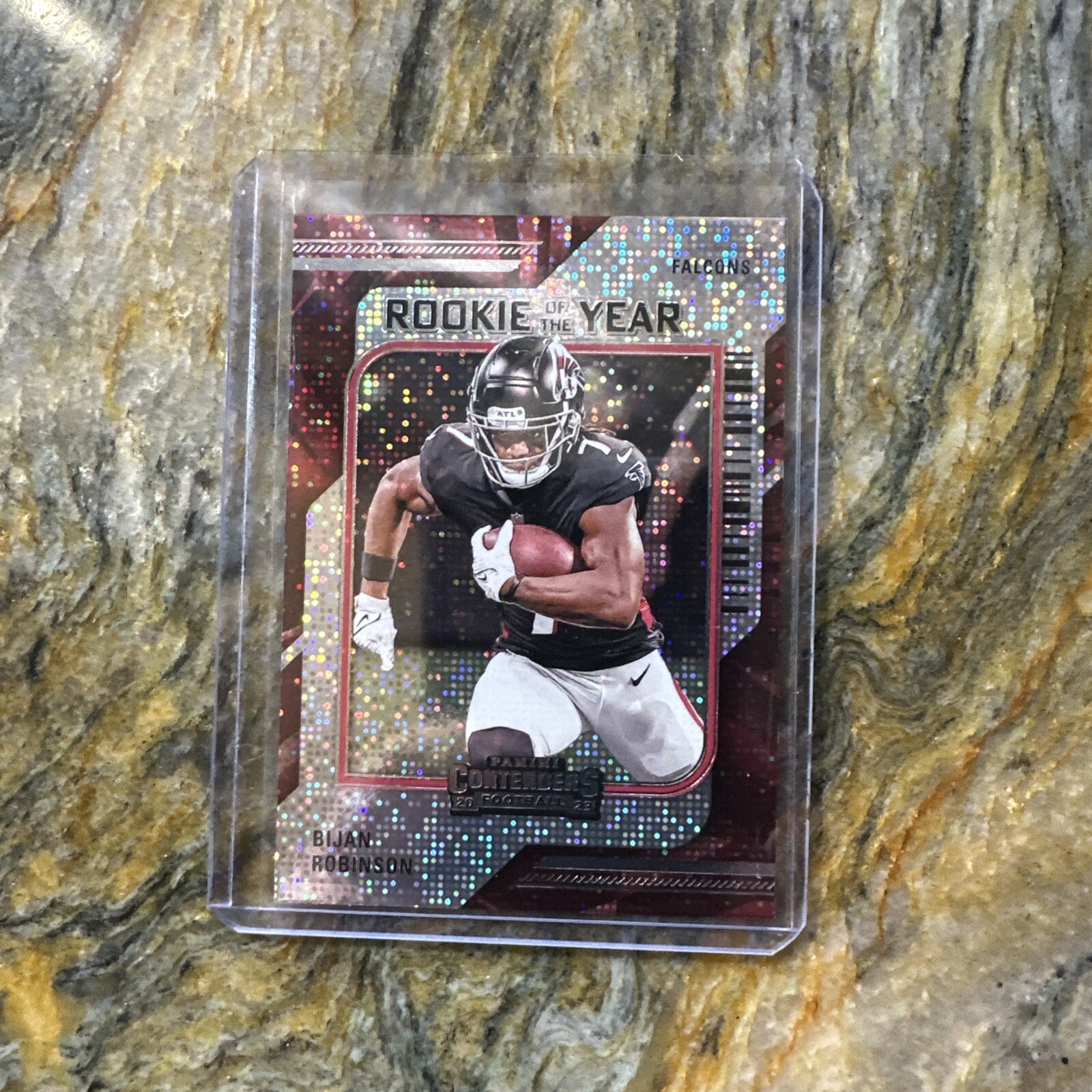 2023 Panini Contenders Football Bijan Robinson Rookie Of The Year #3