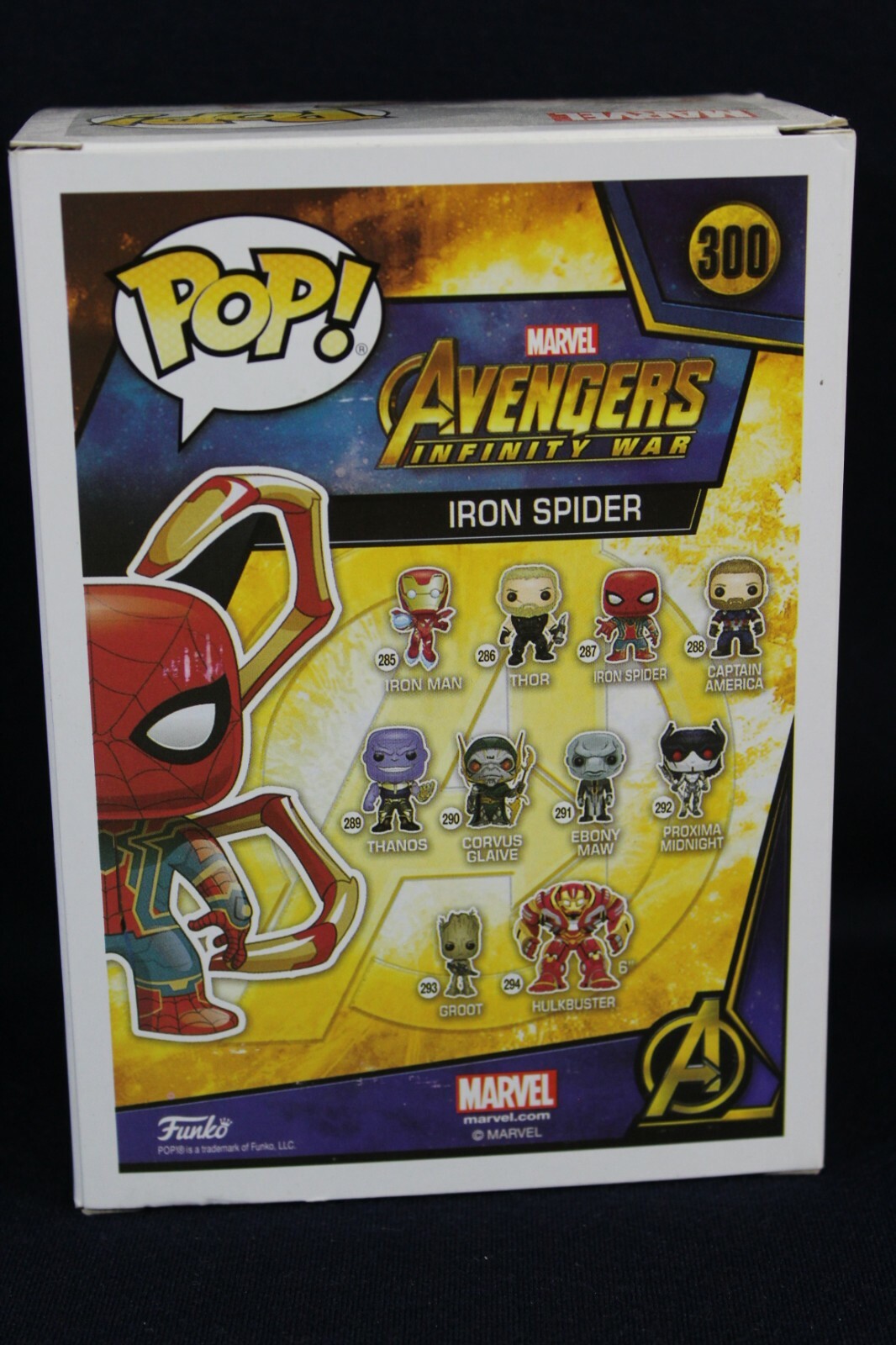 funko pop 300 iron spider