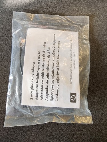 HP 2-Draht Telefonkabel Adapter Q3093-80004 - Bild 2 von 2