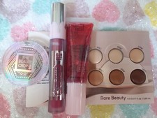 The Beauty Crop Lip Brulee, Sand Bronzer, Oui Cherie Primer, Rare Beauty Sample