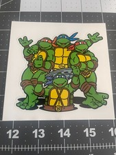 Tmnt waterproof vinyl sticker car truck suv yeti anime
