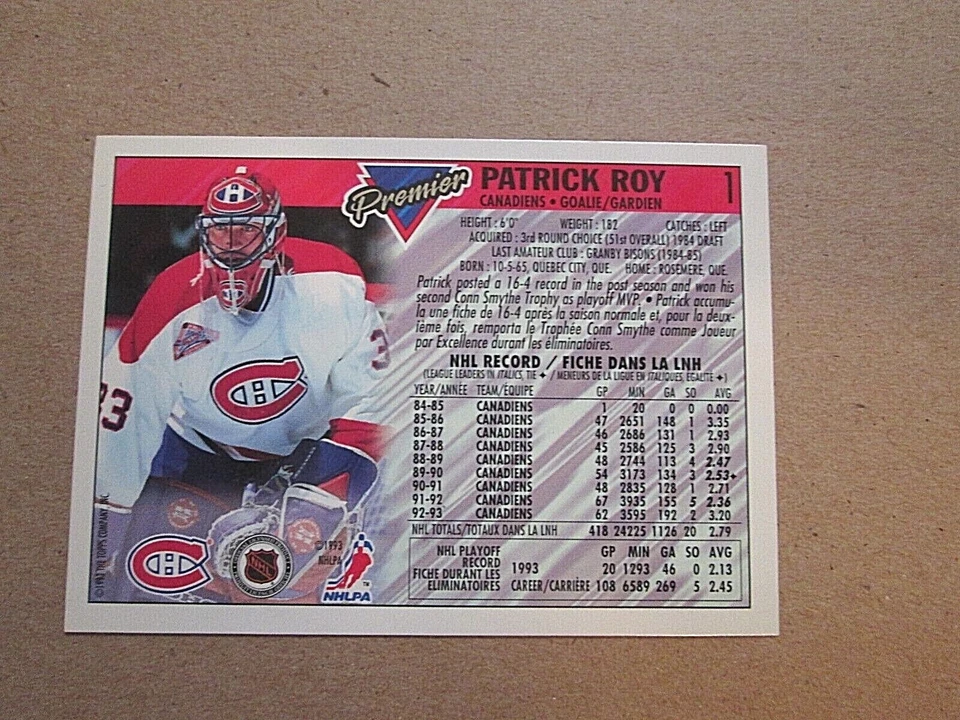 1993-94 O-PEE-CHEE PREMIERE GOLD, HOCKEY, MULTI LISTING, YOU PICK 'EM - Image 2 of 2