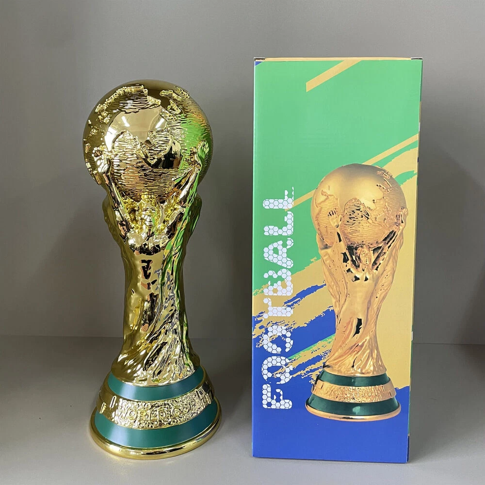 1:1 World Cup Replica Trophy Full Size 2022 Qatar Collect 36cm 14.17in  0.5kg