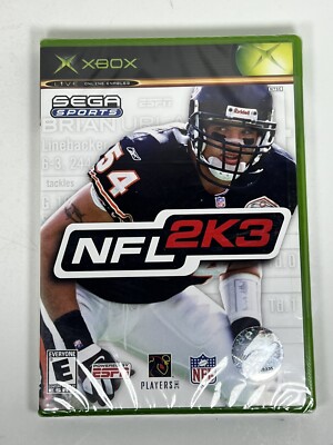 Microsoft XBOX NFL 2K3  Brand New Factory Sealed Sega Sports ESPN 