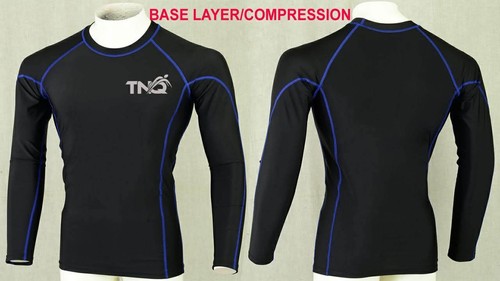 Men's Compression base layer body Armour Long Sleeve men's gym T-Shirt Sports uk - Picture 15 of 22