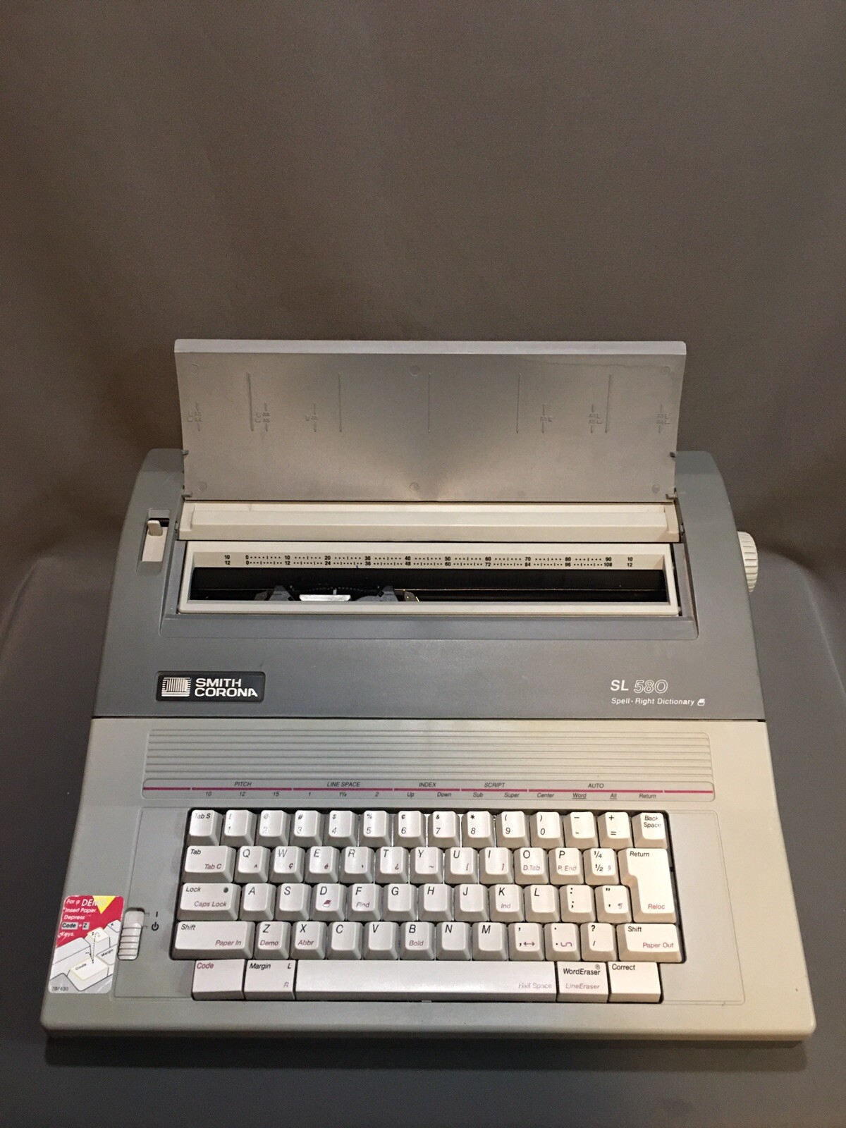 Smith Corona SL480 Portable Electronic Typewriter