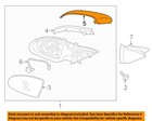 KIA OEM 16-18 Optima Door Side Rear View-Mirror Cover Cap Trim Right 87626D5000