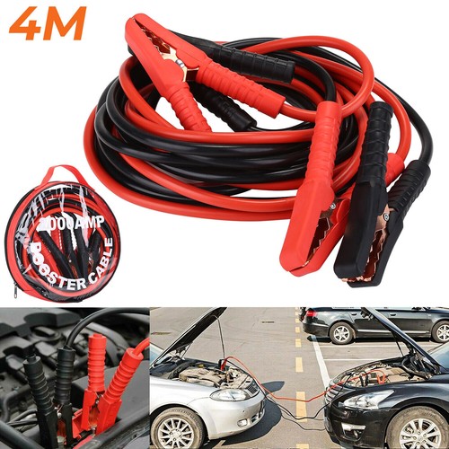 Heavy Duty Jump Leads 4M Booster Cables Car Van 2000AMP Battery Starter