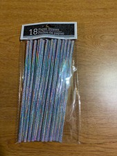 Sparkly Paper Drinking Straws Pack of 18