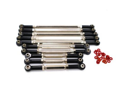 Metal Adjustable Link Rod Pull Rod Bar Set 8243/44/45/46 Fit for Rc Traxxas TRX4 - Picture 10 of 13