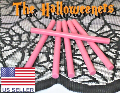 #ad Brain Pink Mini Hot Glue Sticks 4quot; x 5 16quot; Spooky Halloween Crafts amp; SFX $35.97