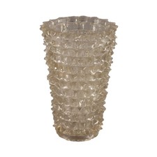 Vaso Vintage Vetro di Murano Attribuibile a Ercole Barovier Anni 50 Originale