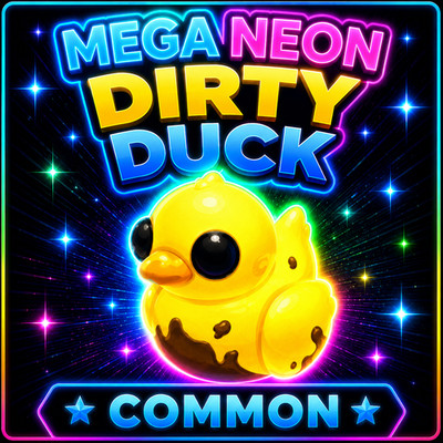 MEGA NEON DIRTY DUCKY (SEHR LIMITIERT) ADOPT A PET FROM ME - CHEAP ON EBAY