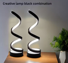 Touch  Classic Vintage Spiral Table Lamp   Modern, Minimalist  Versatile