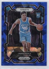 2023-24 Panini Prizm Blue Ice Prizm 23/125 James Nnaji #159 8d9