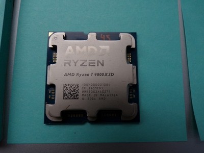 AMD Ryzen 7 9800X3D 4.70GHz 8 Core 100-000001084 16 Thread AM5 #1612