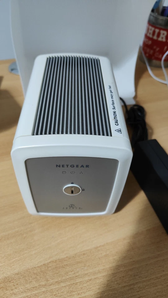 NETGEAR® SC101★STORAGE CONTROL UNIT  BACKUP SYSTEM★2 SLOT IDE 3.5P  ETHERNET NAS - Immagine 3 di 4