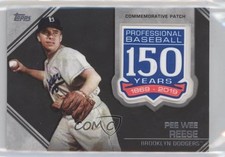 2019 Topps Update 150th Anniversary Manufactured Pee Wee Reese Patch HOF 00lz