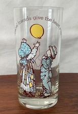 VINTAGE HOLLY HOBBIE “Special Friends” Glass AMERICAN GREETINGS Corp. 1978