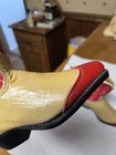 Vintage ACME Toddler Little Kids Or Salesman Sample? Red Tan  Cowboy Boots — photo 4