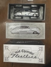 Hot Wheels Rlc 1948 Chevy Fleetline Lowrider - Chrome Chase In Hand 48275000
