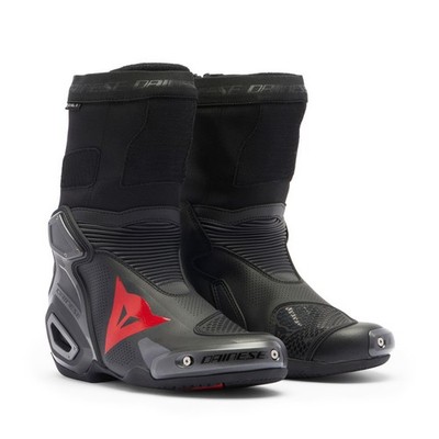 Dainese Axial 2 Air In Stiefel Schwarz/Fluo-Rot Rennbahn Sport Innen Motorrad...