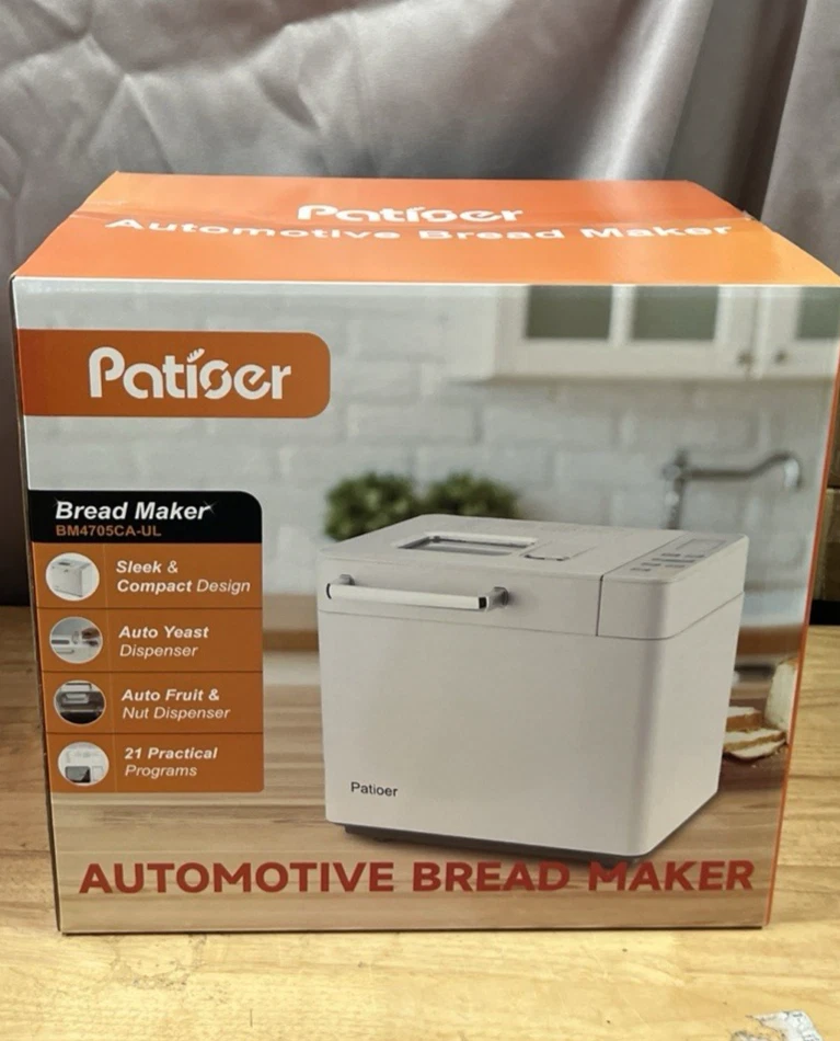 2LB Bread Maker with Yeast & Nut Dispenser, 21-in-1 Programmable Compact Bread M
Opens in a new wind