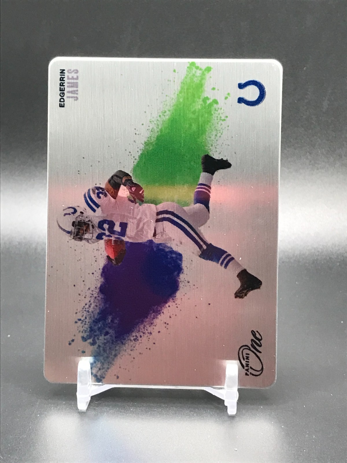 2024 Panini One Edgerrin James Color Blast Metal Case Hit SSP Colts #CB-EJS