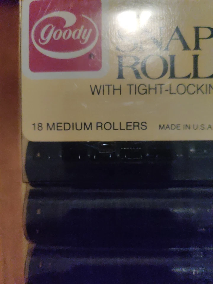 Rodillos magnéticos a presión Goody vintage 18 medianos. Hecho en Estados Unidos Foto 3 de 4