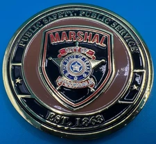 Stockdale, Texas Fire Marshall Public Safety & Service Office HTF Challenge Coin