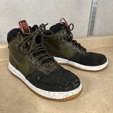 Nike Lunar Force 1 Duck Boots Men's Sz 10 Green Dark Loden 805899-001 WEAR