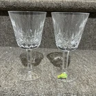 2 Vintage Waterford Crystal LISMORE  2 Wine Glasses