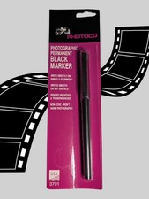 PHOTOCO Photographic Permanent Black Marker For PHOTOGRAPHY Model 3701 NON TOXIC