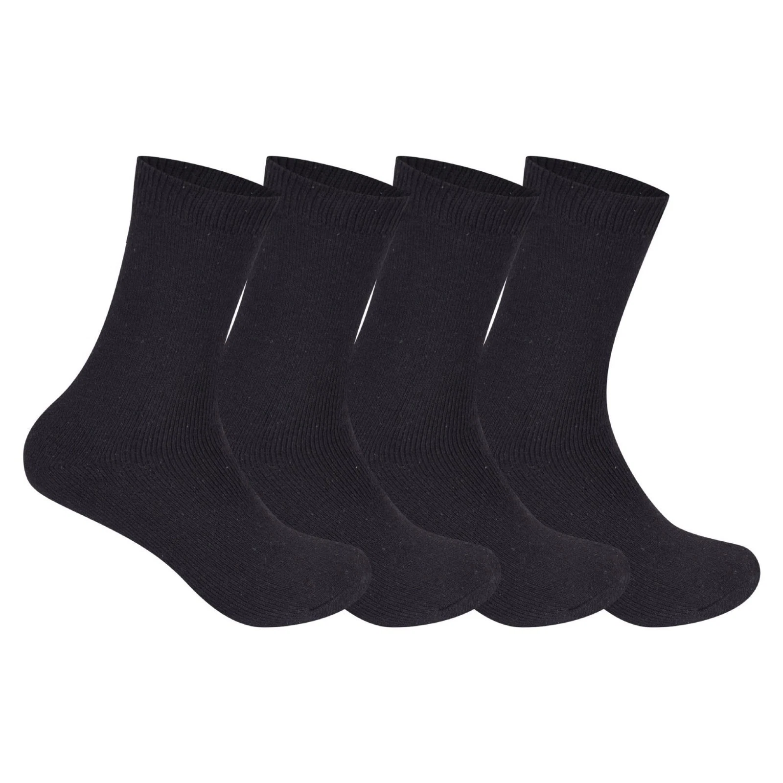 Men Black Thermal Socks 12 Pairs winter warm cosy socks