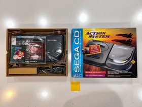 Sistema de acci&oacute;n Sega CD completo en caja con juego Tomcat Alley excelente #2