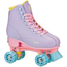 Roller Derby Girl's Pixie Adjustable Skates Size 3-6 Quad Roller Skates for...