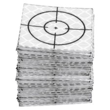 60pcs Survey Reflector Sheet 30x30mm Self-Adhesive Survey Target Mark Silver