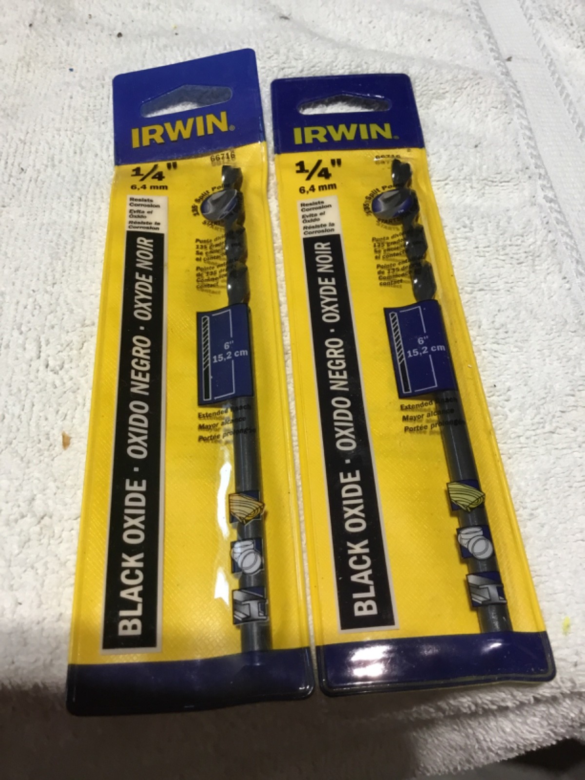 IRWIN #66716 BLACK OXIDE 1/4