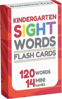 Sight Words Flash Cards Kindergarten 120 High Frequency Words