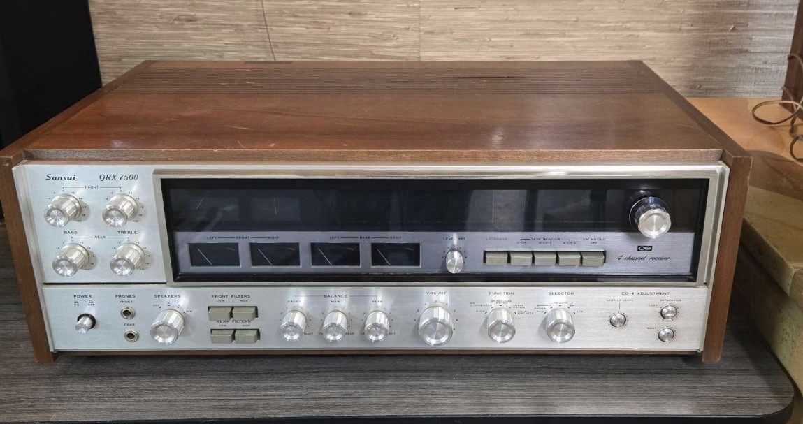 Sansui QRX-7500 4-Channel Receiver Tested And Working Vintage All