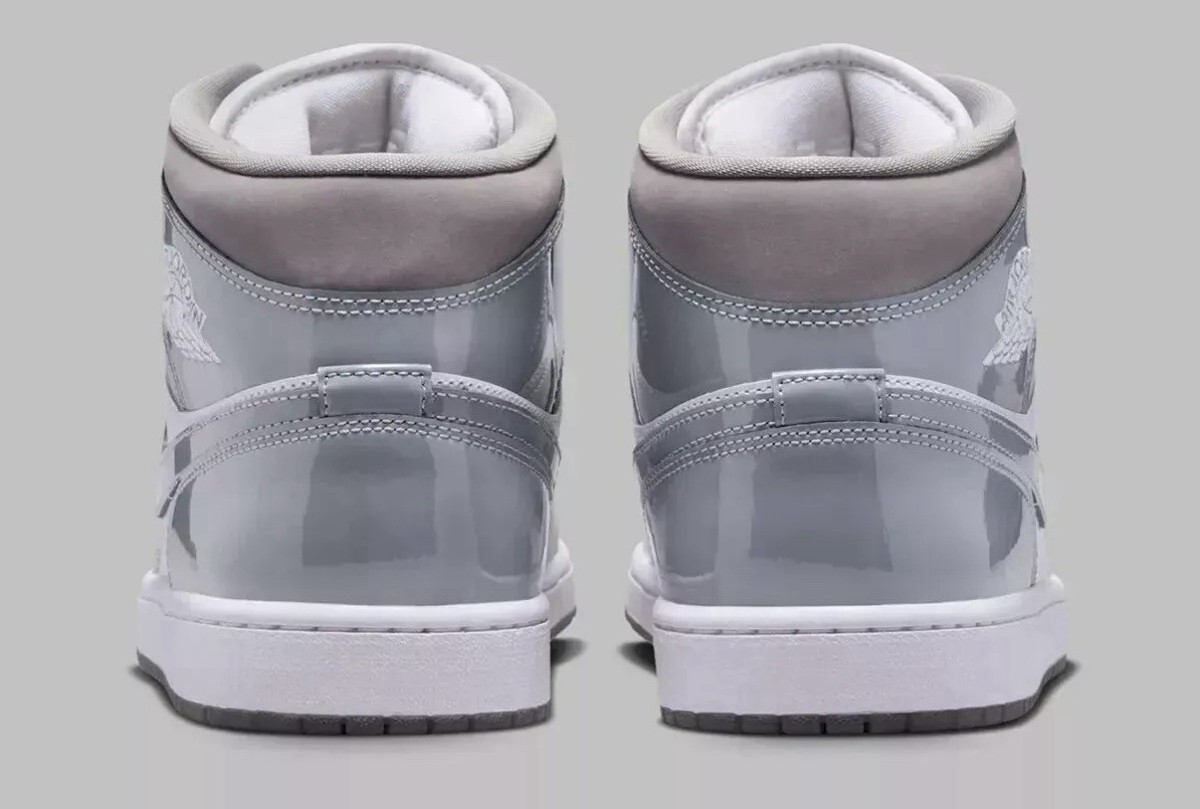 Nike Air Jordan 1 Mid SE White Medium Grey Cool Grey HF3216-100 Nike Air Jordan 1 Mid SE White Medium Grey Cool Grey HF3216-100