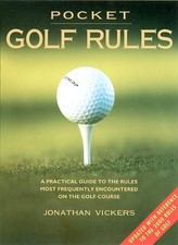 Pocket Golf Rules by Vickers, Jonathan Paperback Book The Cheap Fast Free Post