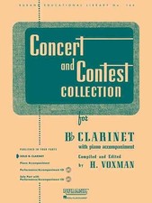 Concert and Contest Collection for Bb Clarinet: Solo Book Only (English) Paperba