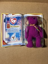 McDonald's Millennium Bear ty Beanie Baby Original Package 2000 NIB