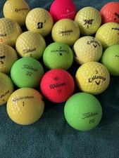 36 TITLEIST CALLAWAY TAYLORMADE OTHERS ASSORTED GOLF BALLS
